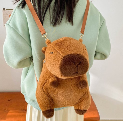 Kawaii Capybara Plushie Bag / 3 Styles image