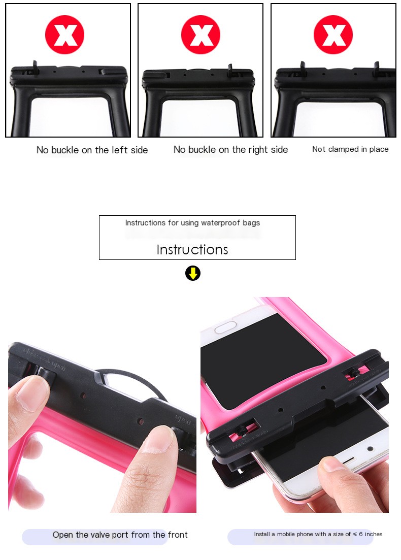 Floating Inflatable Waterproof Phone Bag