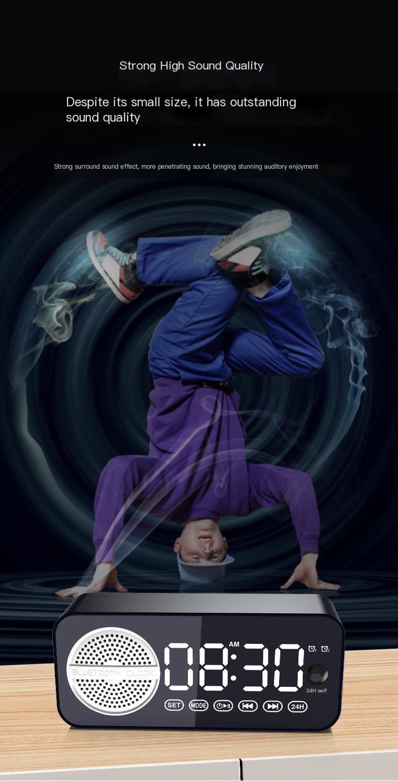 Bluetooth Clock Speaker Image 4