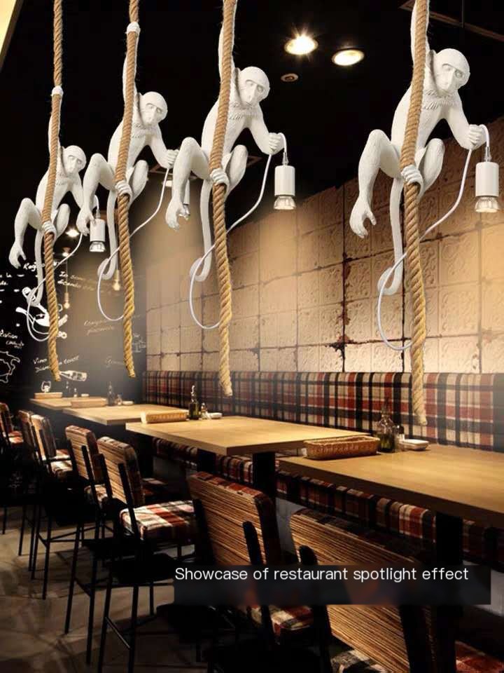Chandelier Monkey Lamp