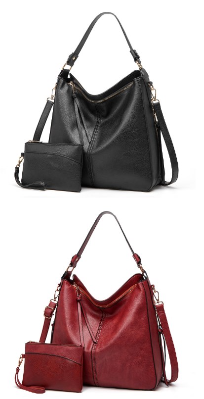 Wine Red Shoulder Bag
