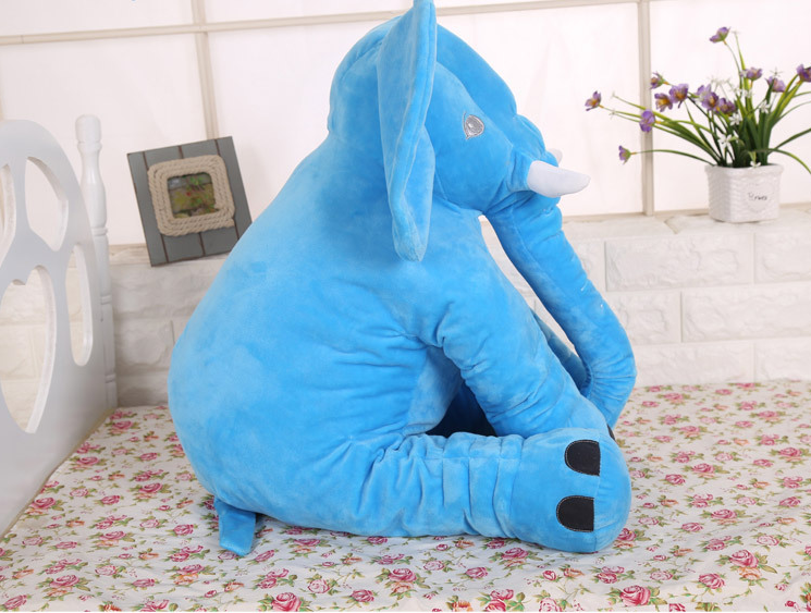 Elephant Hugging Pillow