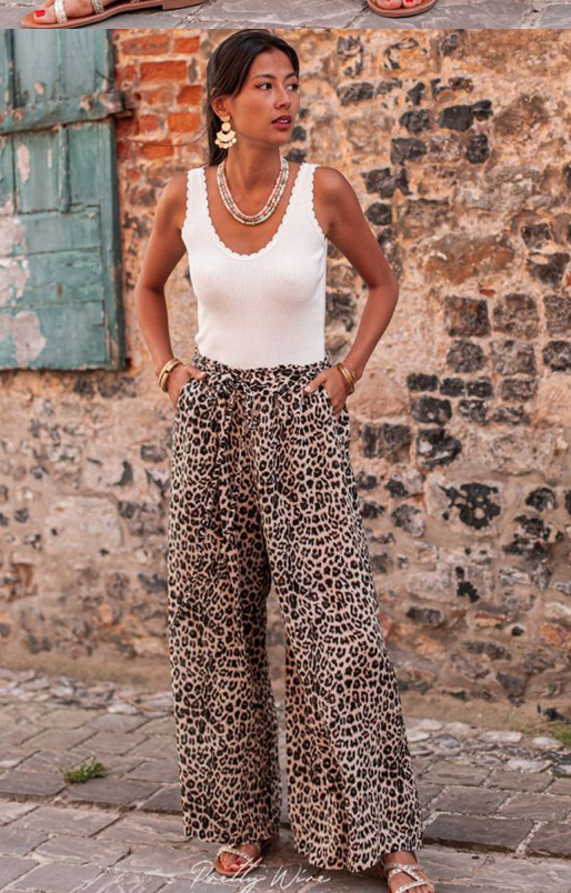 Wide Leg Pants Back View