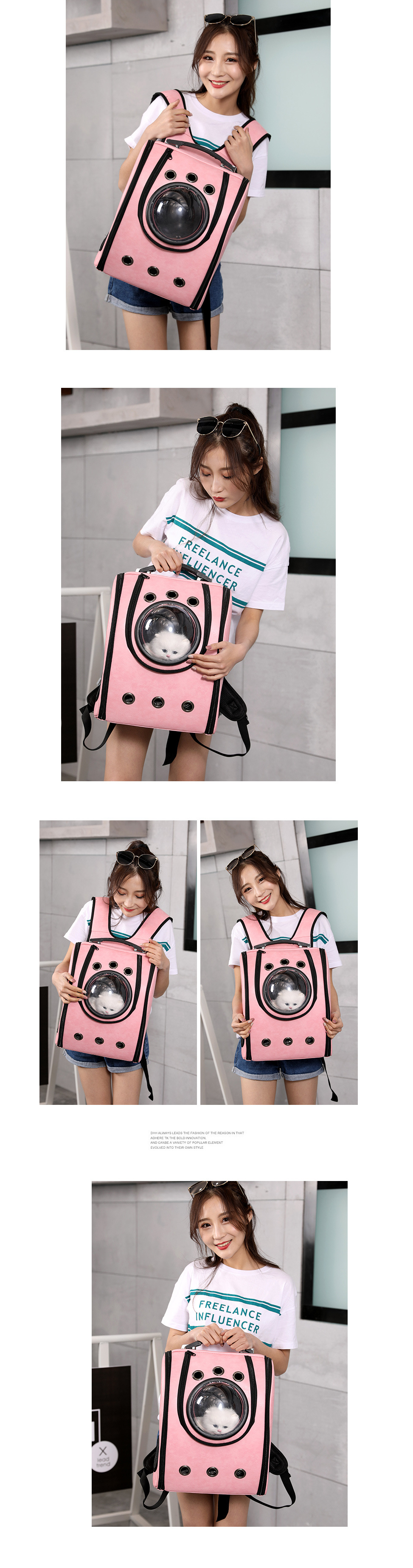 Space Capsule Pet Knapsack