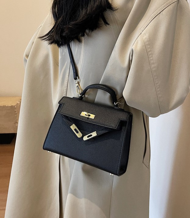 Color-Block Kelly Bag