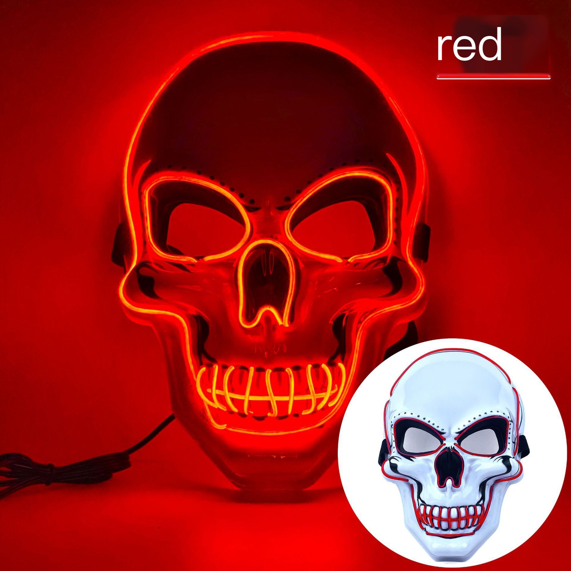 LED Skull Mask Color Variation
