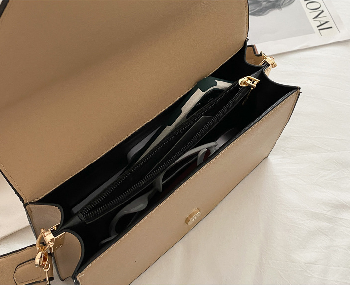 Black PU Leather Shoulder Bag