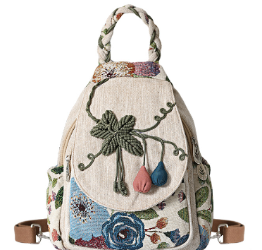 Floral Ethnic Backpack