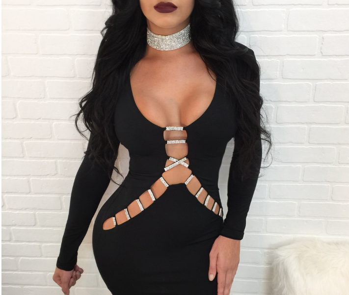 Hollow Drilling Dress Image 2