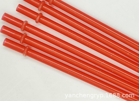 Glitter Straws in Use