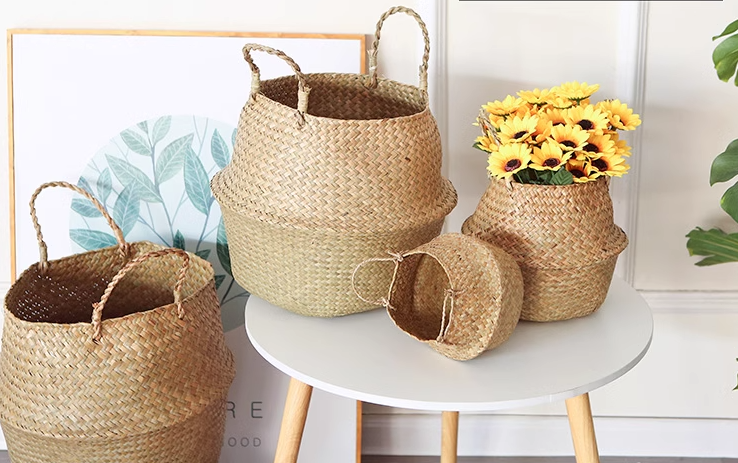 Seaweed Woven Storage Basket 13