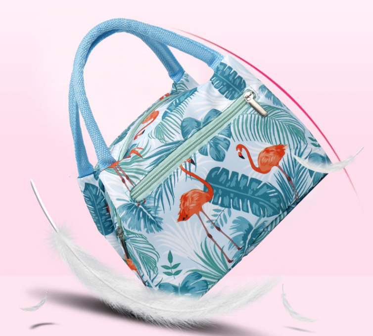 Fashion Zipper Portable Insulation Bag - Color Options