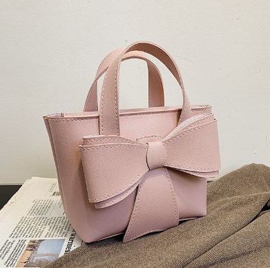 Fashionable Bowknot Suede Bag