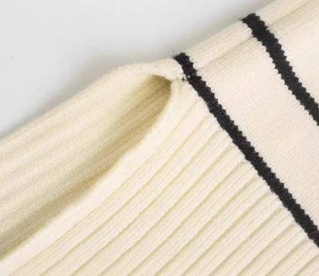 Striped Sweater Coat 5