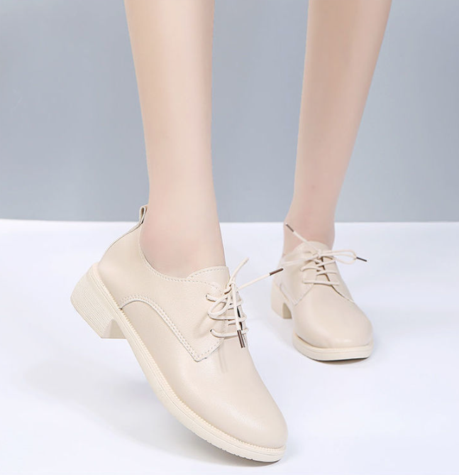 Black Leather Shoes - Side View