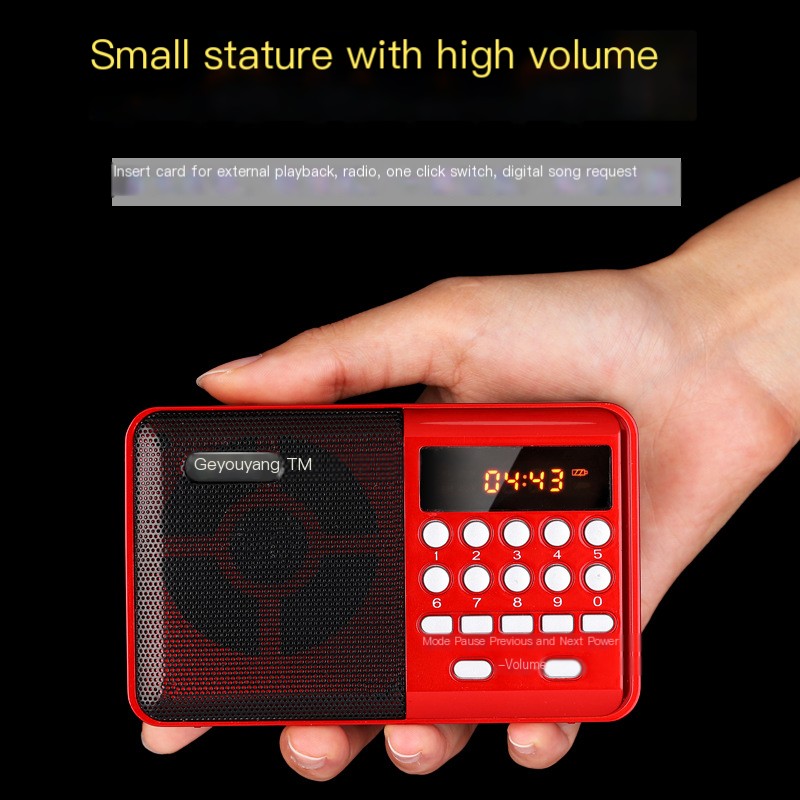 Portable FM Radio Front View