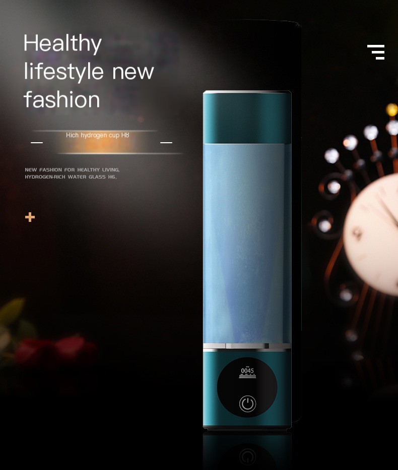 Hydrogen Water Bottle Green