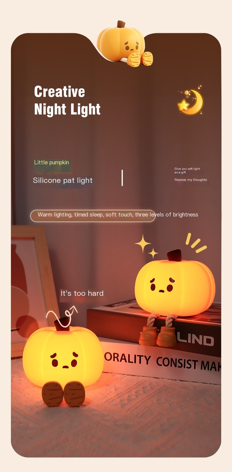 Halloween Pumpkin Night Light 1