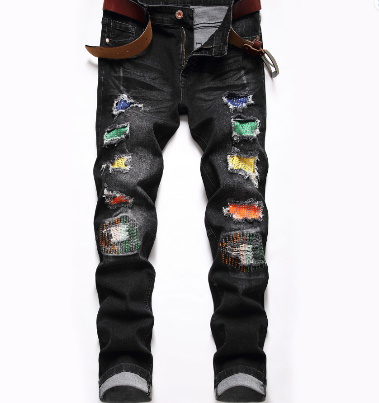 Men's Korean High Street Denim 2