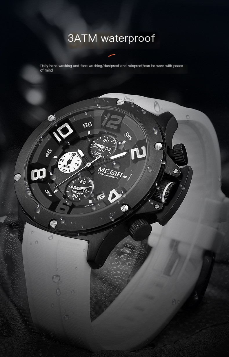 MEGIR Men's Sports Watch Image 8