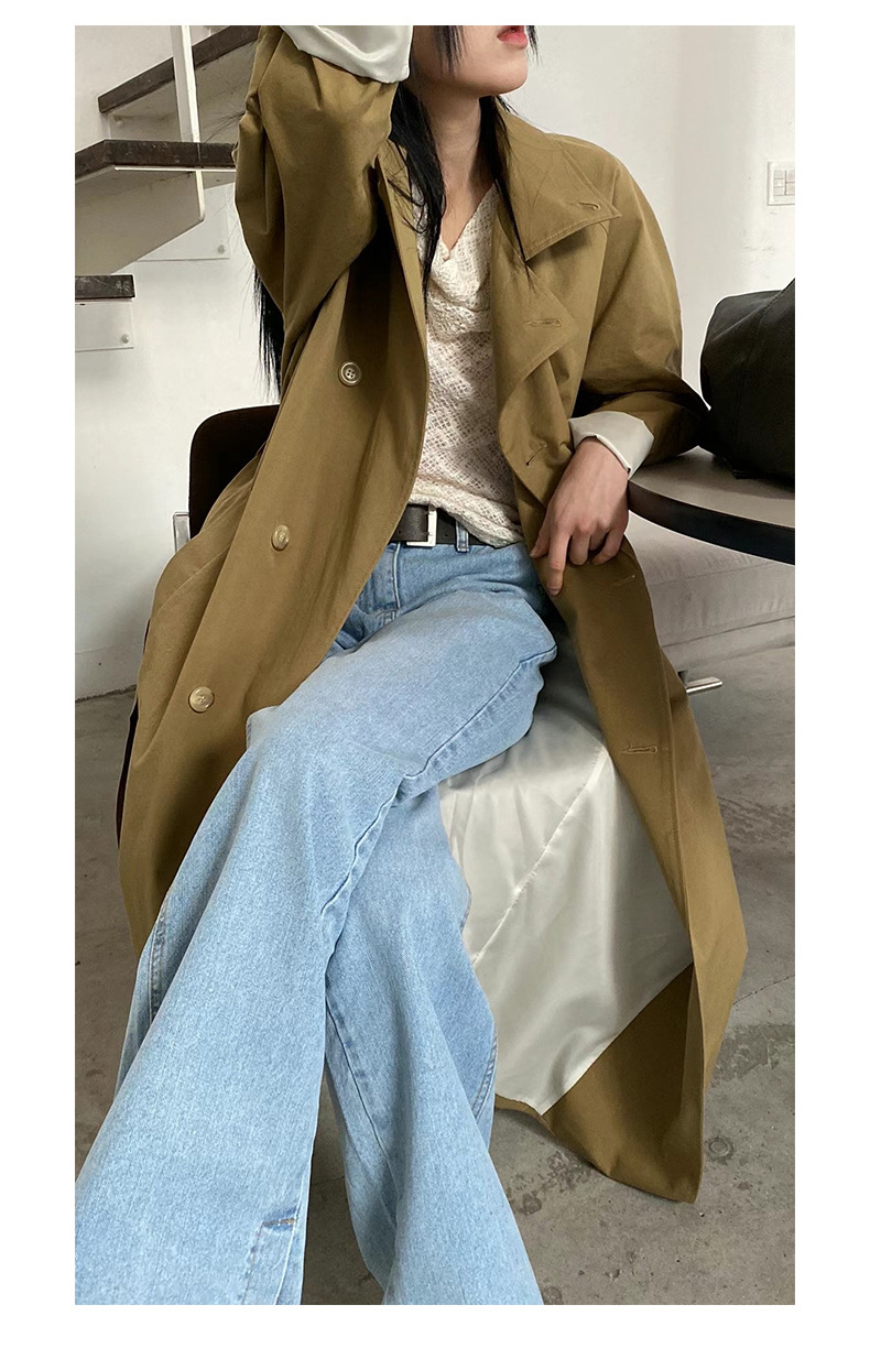 Women's Fashion Lapel Trench Coat