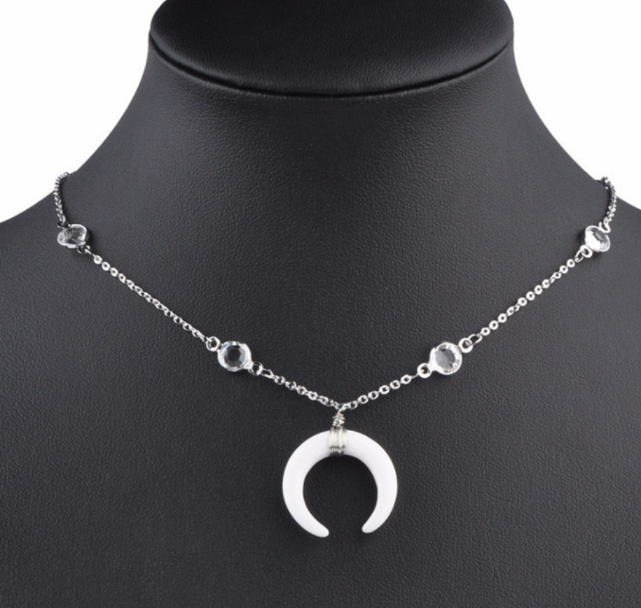 Crescent Necklace Display