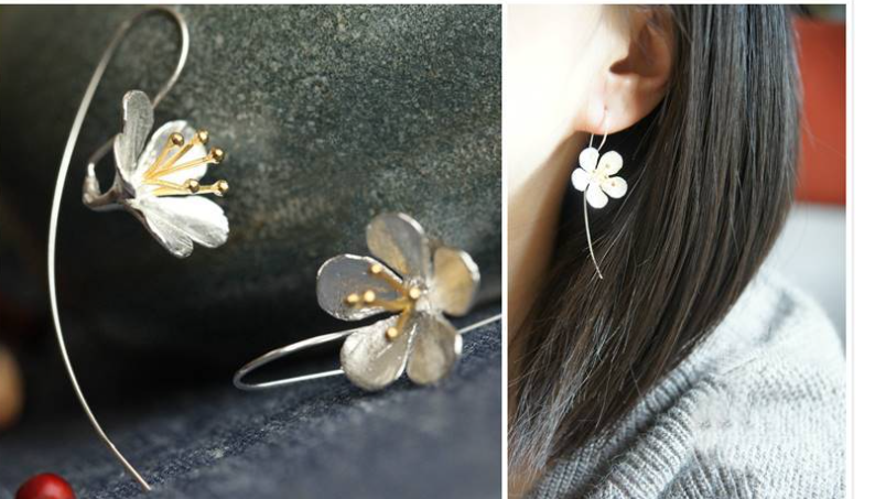 Floral Earrings Image 5