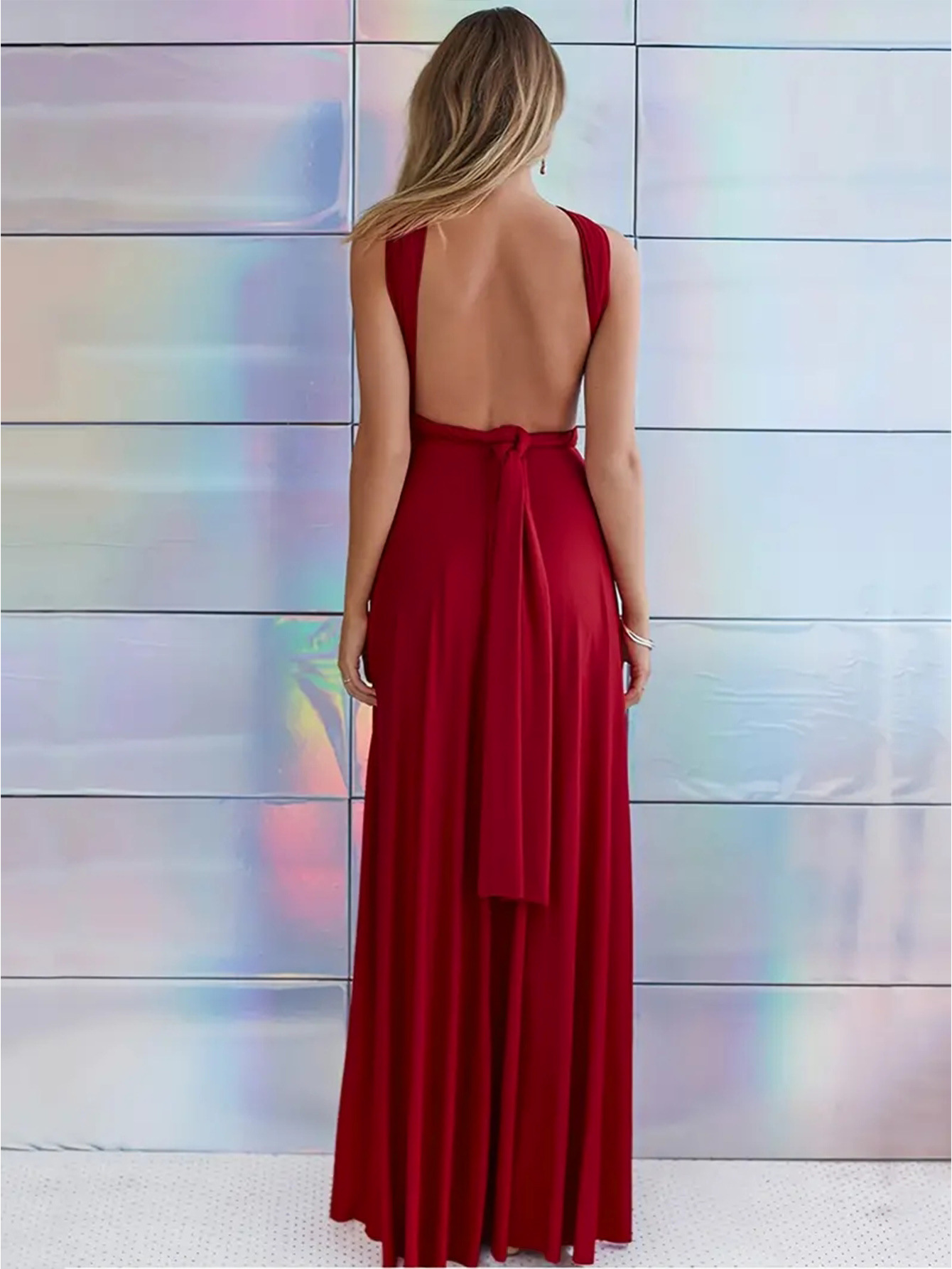 Full length of the dress