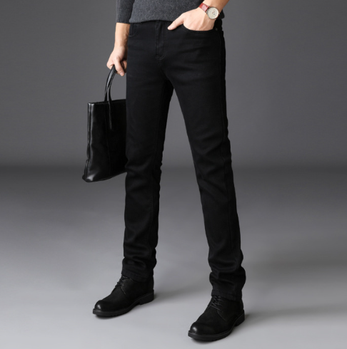 Men's Black Jeans - Detail
