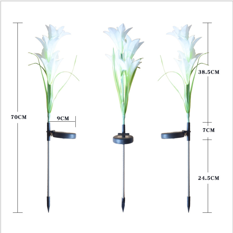 Solar Lily Flower Light