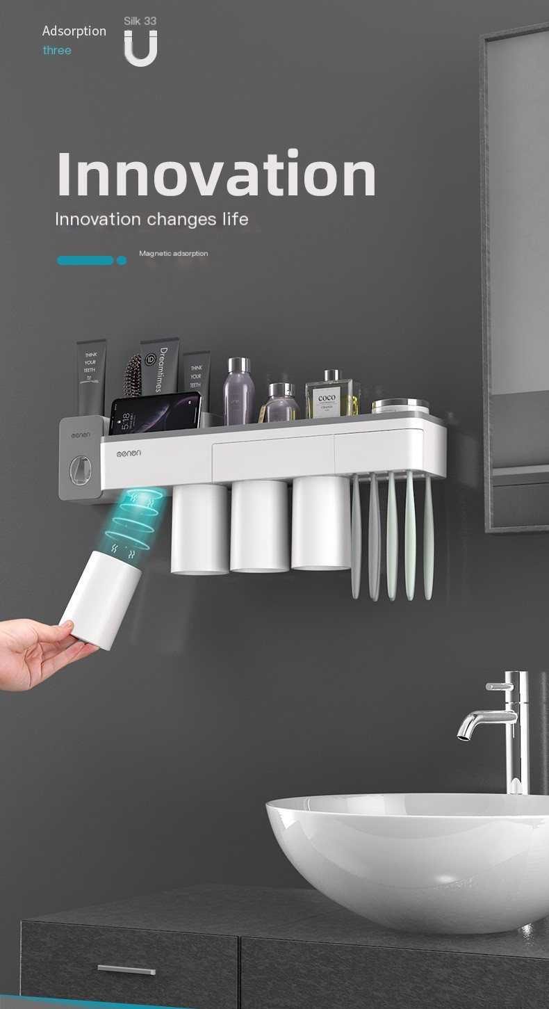 Magnetic Toothbrush Holder Image 1