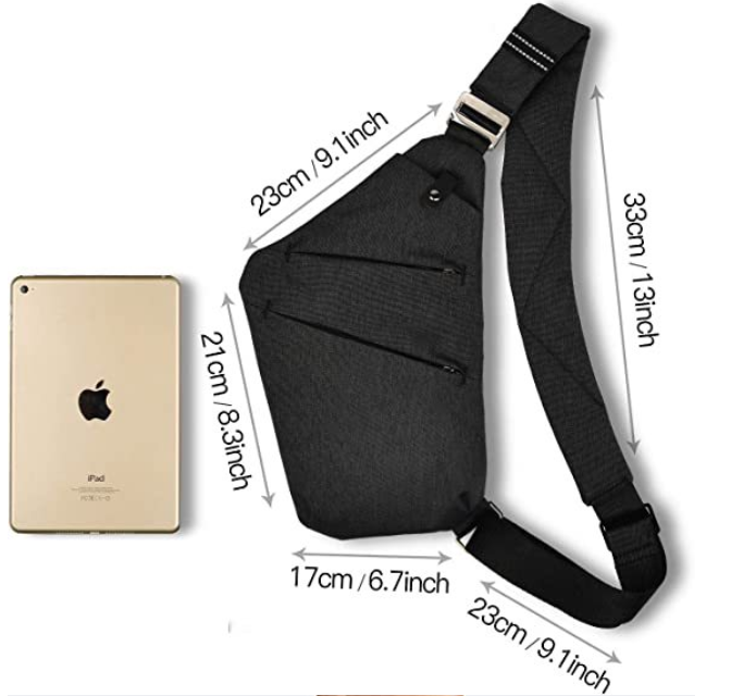 Men's Outdoor Slim Shoulder Messenger Bag - Image 1