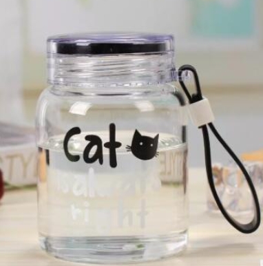 Cat Glass Cup 1