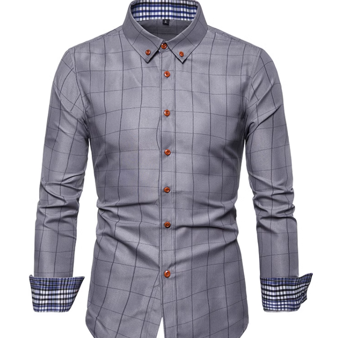 Men's Plaid Shirt Image 2