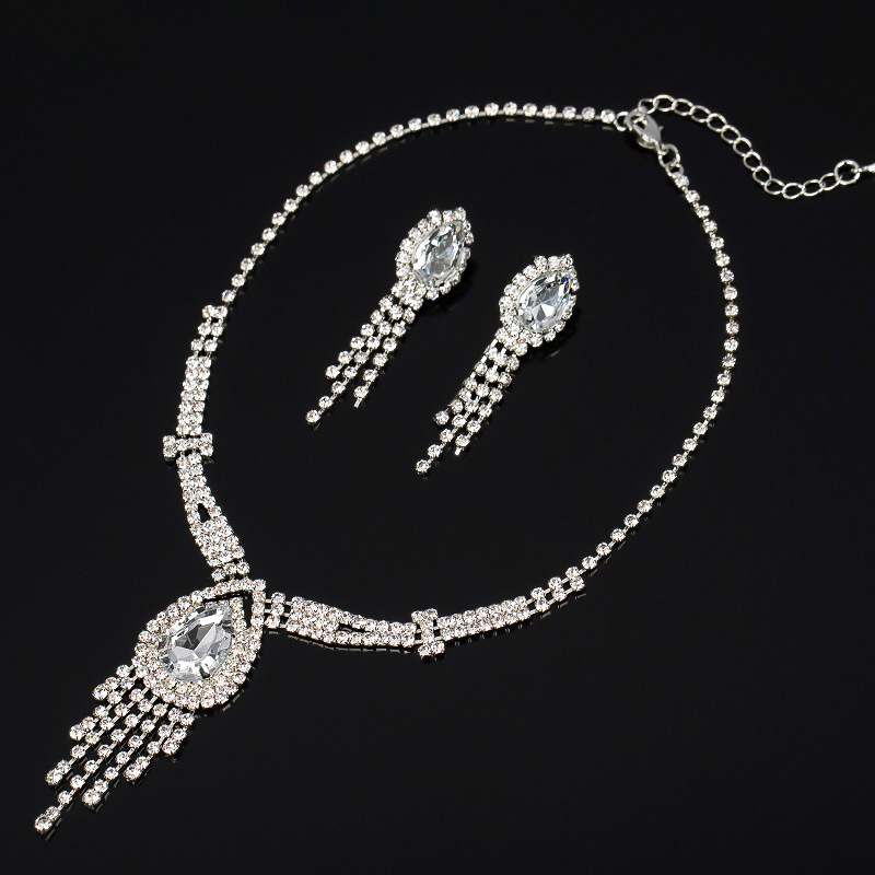 Rhinestone Jewelry Set