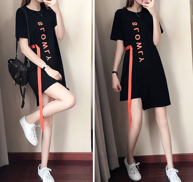 Summer Women's T-shirt Dress