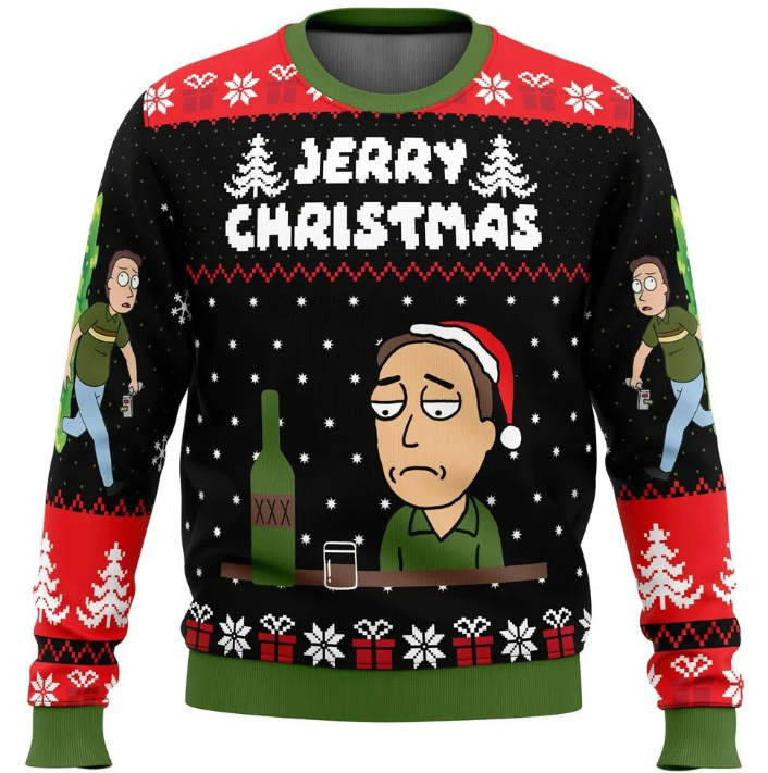 Different Variations of Pickle Rick Sweatshirt