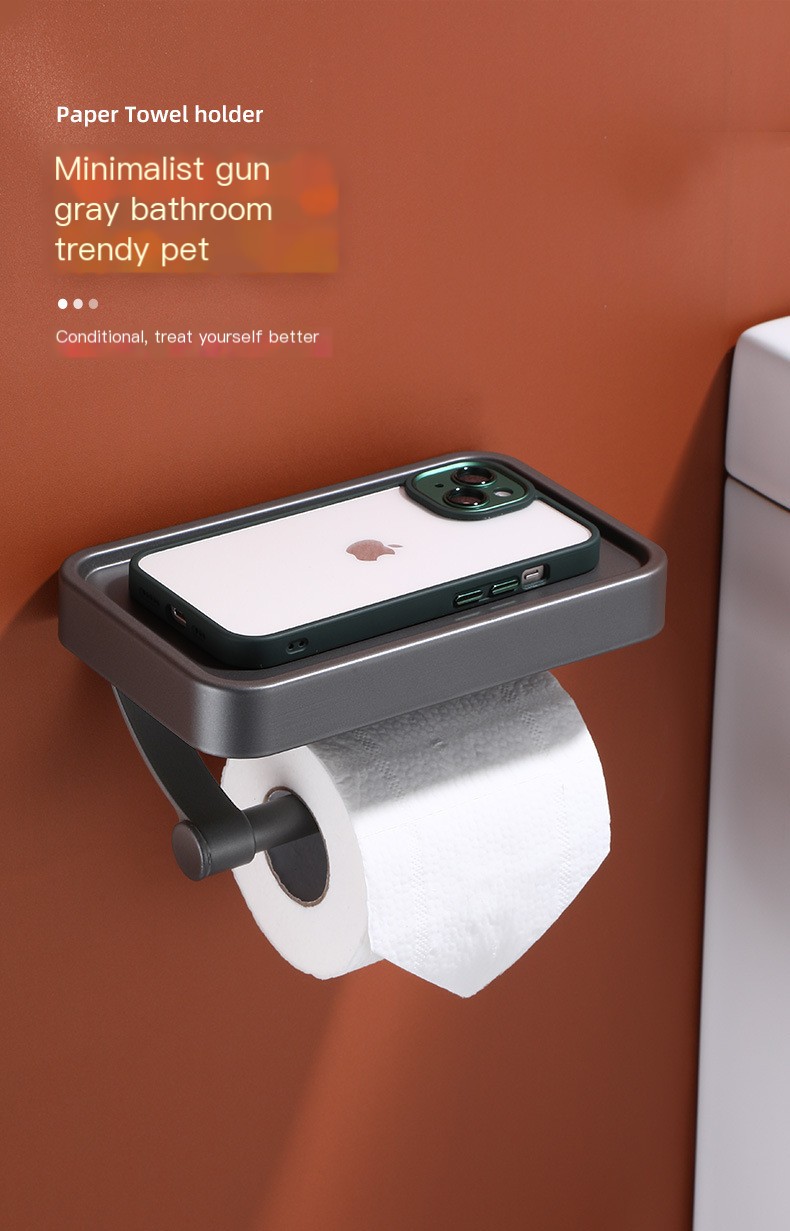 Double Layer Paper Towel Rack Image 1