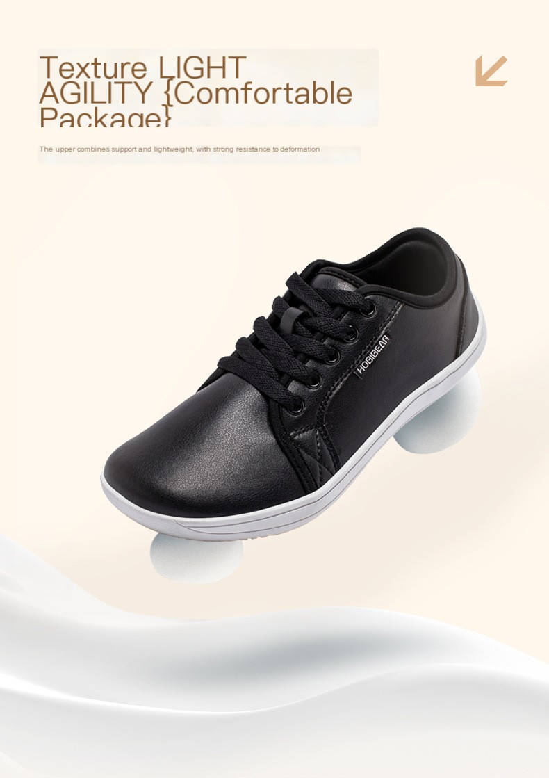 נעליים יחפות עם אצבעות רחבות לגברים