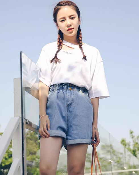 Stylish denim shorts in various colors