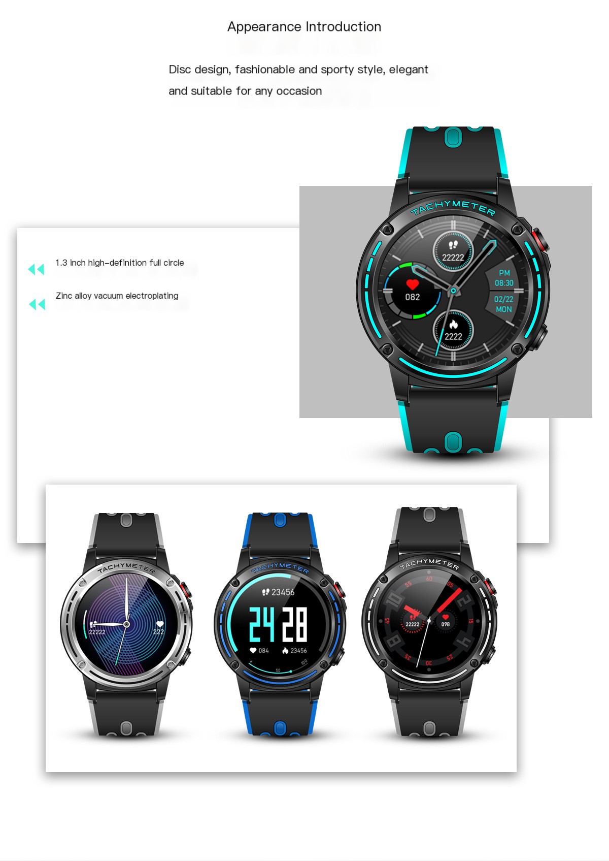 M6 Smartwatch Colors