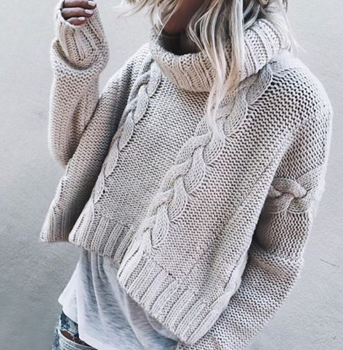 High Neck Sweater Image 3