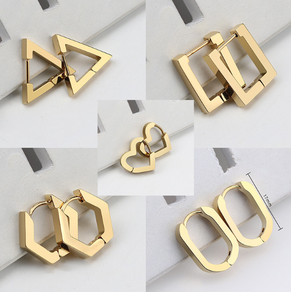 Geometric Earrings Image 1