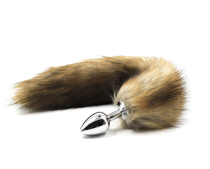 Brown Fox Tail Butt Plug