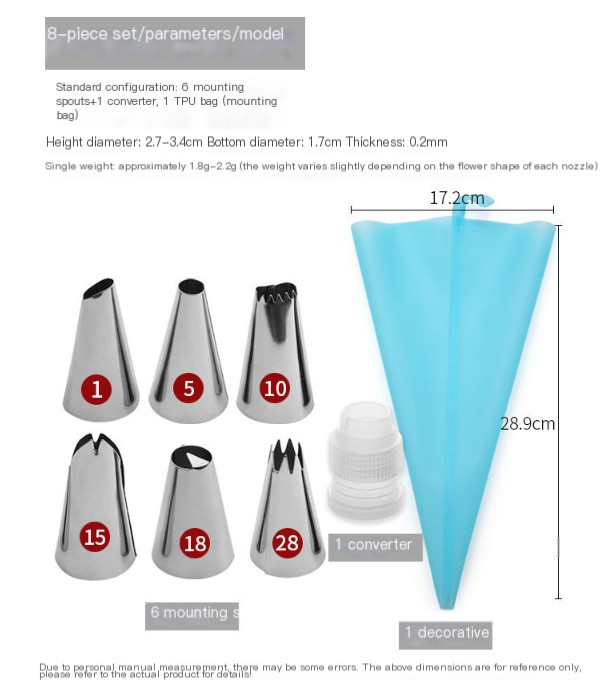 Decorating Nozzle Set Image 1