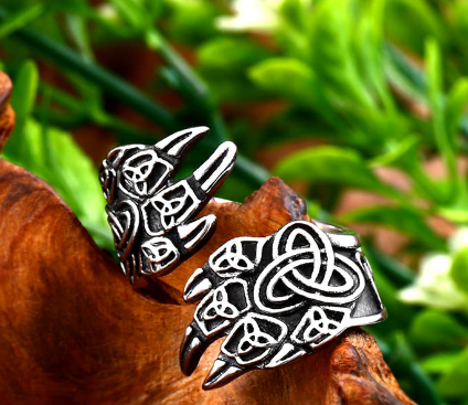 Viking Odin Ring Gold