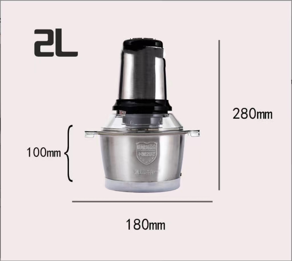 Electric Meat Grinder in Use