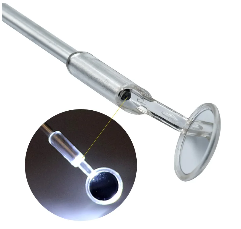 Imagen de espejo dental iluminado 3
