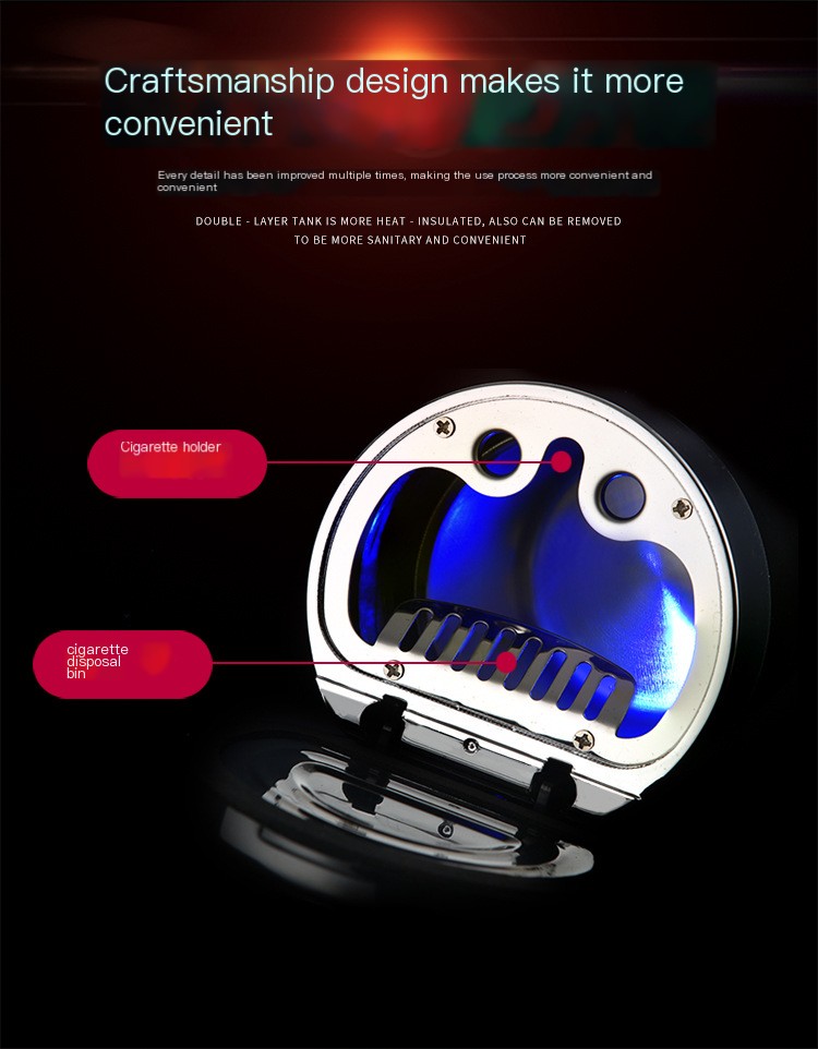 Car Compass Ashtray 3