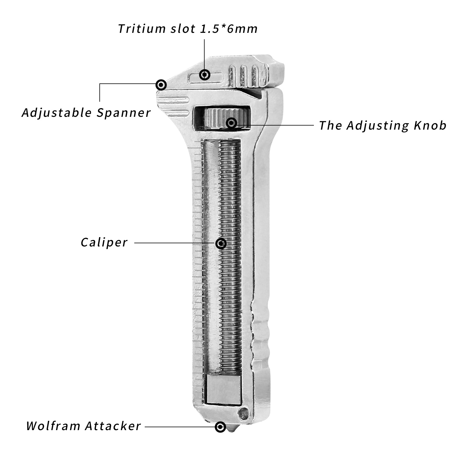 Compact Titanium Multitool Image 3